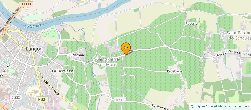 localisation de l'entreprise BLACKSTARS  SAINT-PIERRE-DE-MONS