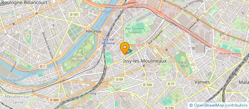 localisation de l'entreprise BLACKSTONE à ISSY-LES-MOULINEAUX
