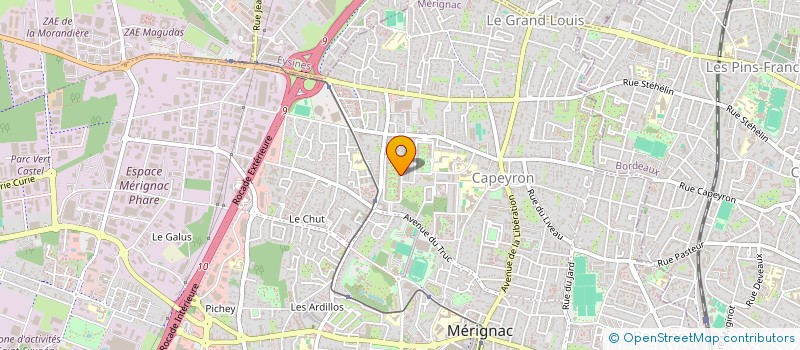 localisation de l'entreprise BLACKSTONE PROJECT LIVE 33  MERIGNAC