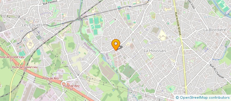 localisation de l'entreprise BLACKWAY  REZE