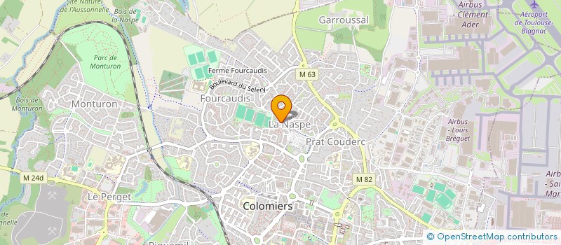 localisation de l'entreprise BLACKY COOK à COLOMIERS