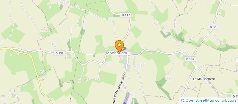 localisation de l'entreprise BLAD  MONHOUDOU