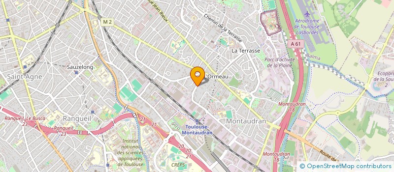 localisation de l'entreprise BLADE HOLDING à TOULOUSE