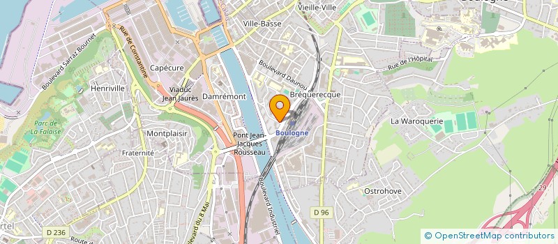 localisation de l'entreprise BLAEK DIFFUSION à BOULOGNE-SUR-MER