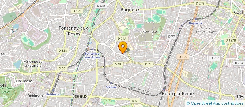 localisation de l'entreprise BLAGIS à FONTENAY-AUX-ROSES