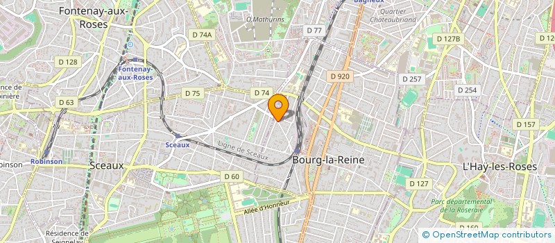 localisation de l'entreprise BLAGIS CONSEILS ET EDITIONS à BOURG-LA-REINE