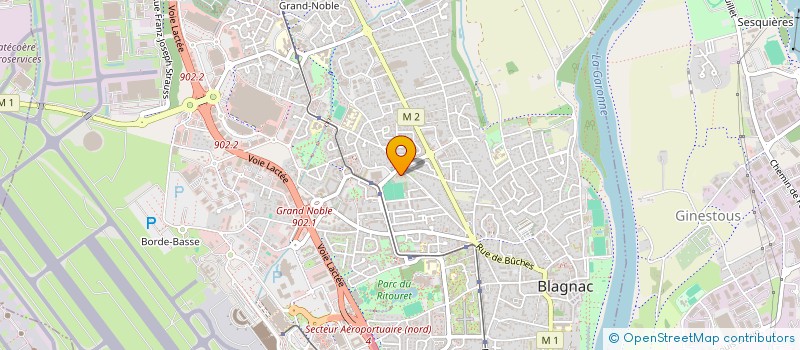 localisation de l'entreprise BLAGNAC BADMINTON CLUB à BLAGNAC