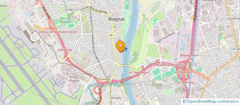 localisation de l'entreprise BLAGNAC CONSTELLATION GYM à BLAGNAC