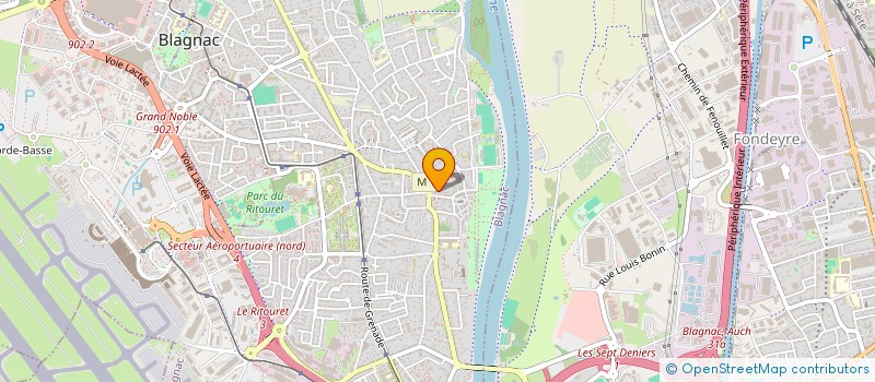 localisation de l'entreprise BLAGNAC ESCRIME CLUB à BLAGNAC