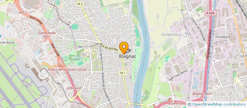 localisation de l'entreprise BLAGNAC GYMNASTIQUE VOLONTAIRE ASS  BLAGNAC