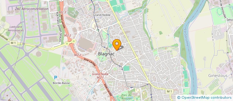 localisation de l'entreprise BLAGNAC OMNISPORTS à BLAGNAC