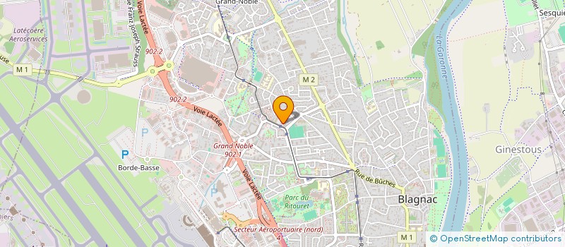 localisation de l'entreprise BLAGNAC PATINAGE SUR GLACE  BLAGNAC