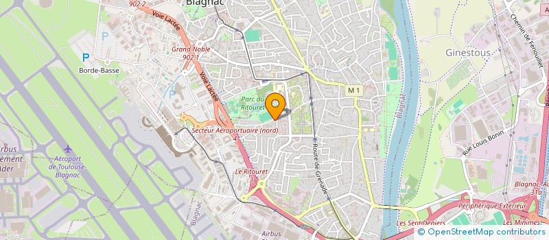 localisation de l'entreprise BLAGNAC SPORTING CLUB à BLAGNAC