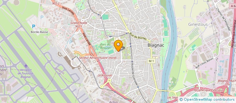 localisation de l'entreprise BLAGNAC SPORTING CLUB SECTION JUDO à BLAGNAC