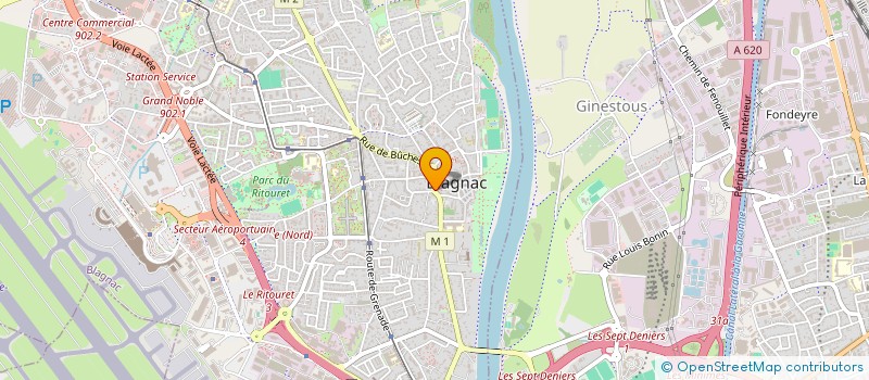 localisation de l'entreprise BLAGNAC TAMPONS  BLAGNAC