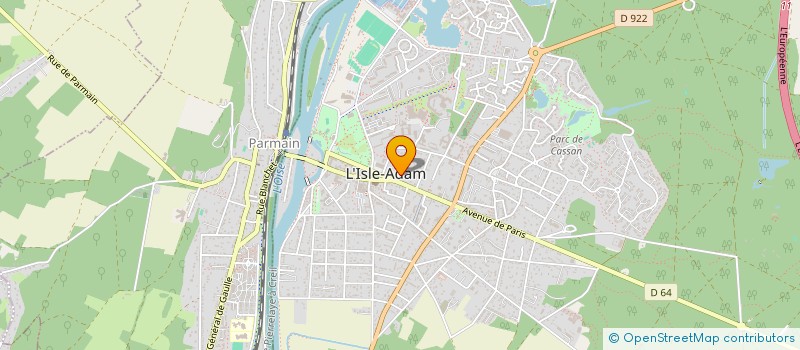 localisation de l'entreprise BLAGO BAT à L'ISLE-ADAM