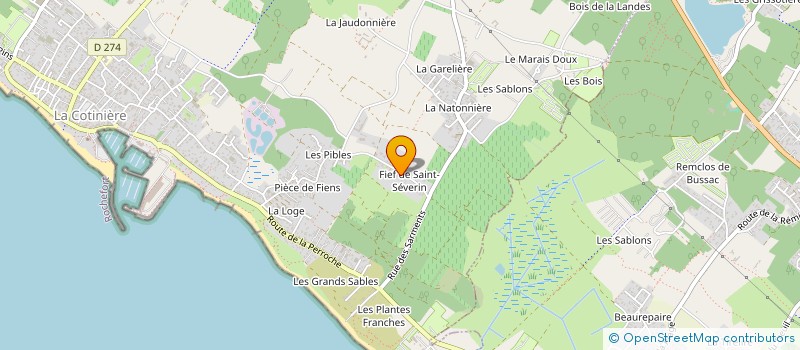 localisation de l'entreprise BLAGUE A PART  SAINT-PIERRE-D'OLERON