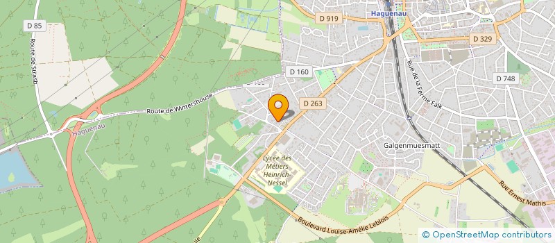 localisation de l'entreprise BLAGUES ONLINE à HAGUENAU