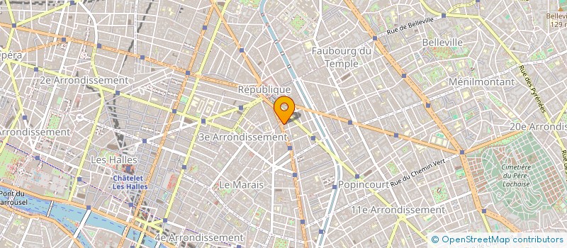 localisation de l'entreprise BLAGUI  PARIS