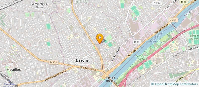 localisation de l'entreprise BLAGUITECH  BEZONS