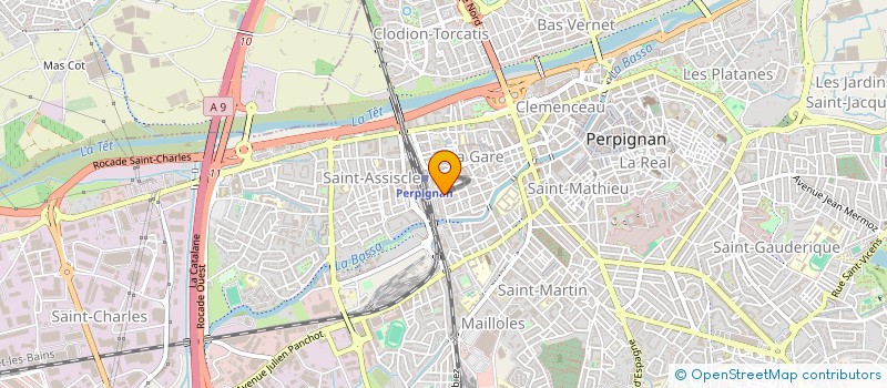 localisation de l'entreprise BLAHBLAHFREE  PERPIGNAN