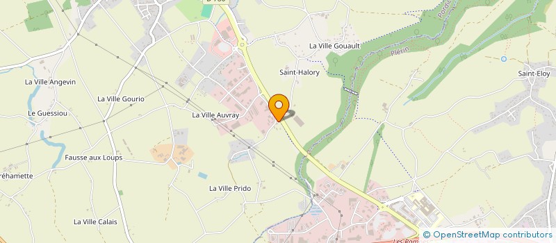 localisation de l'entreprise BLAHIC TRANSPORTS  TRAVAUX PUBLICS à PORDIC