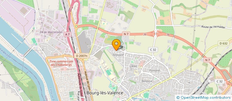 localisation de l'entreprise BLAIN  BOURG-LES-VALENCE