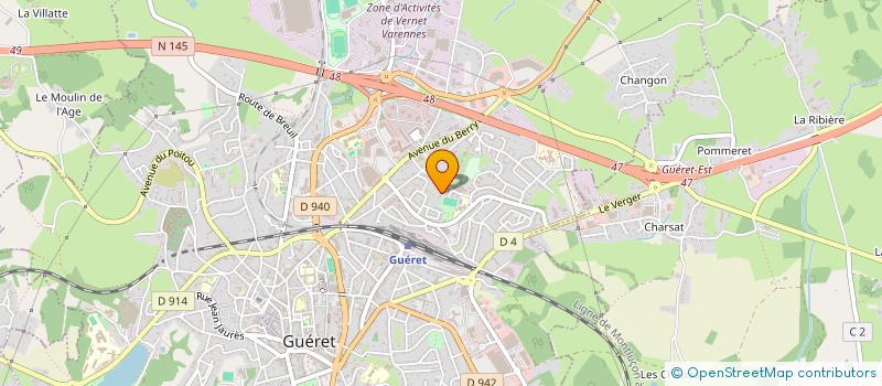 localisation de l'entreprise BLAIN DAMIEN RENOVATION à GUERET