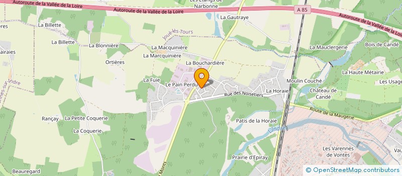 localisation de l'entreprise BLAIN INVESTISSEMENTS  MONTS