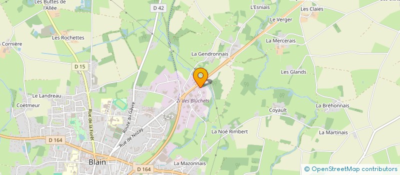 localisation de l'entreprise BLAIN M.A IMMO  BLAIN