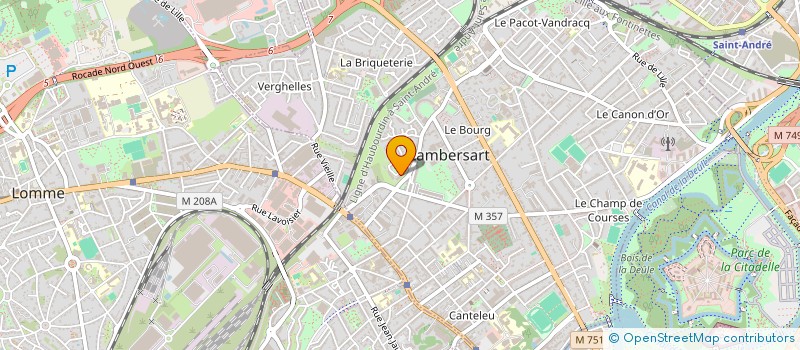 localisation de l'entreprise BLAIN WATINE à LAMBERSART