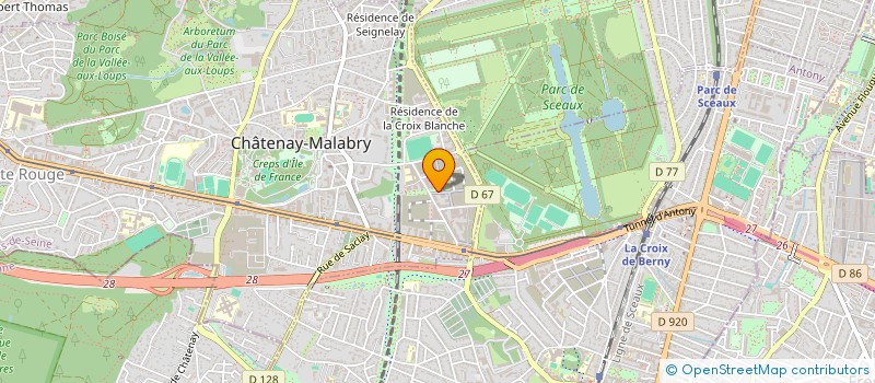 localisation de l'entreprise BLAINVILLE  CHATENAY-MALABRY