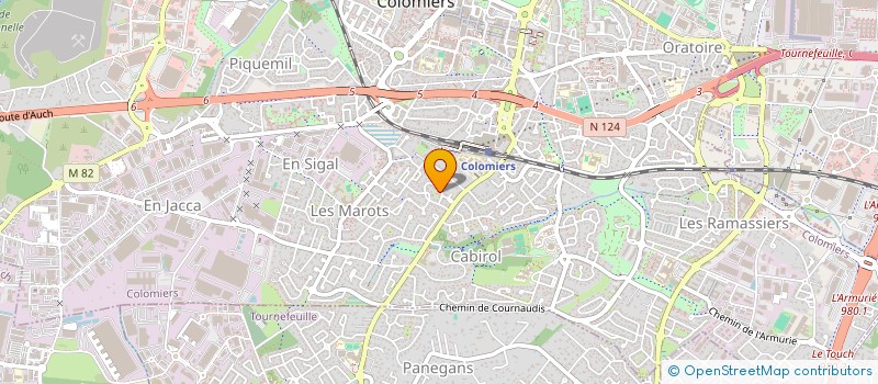localisation de l'entreprise BLAIREAU BELETTE à COLOMIERS