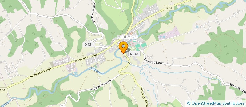 localisation de l'entreprise BLAISANI  HAUTERIVES