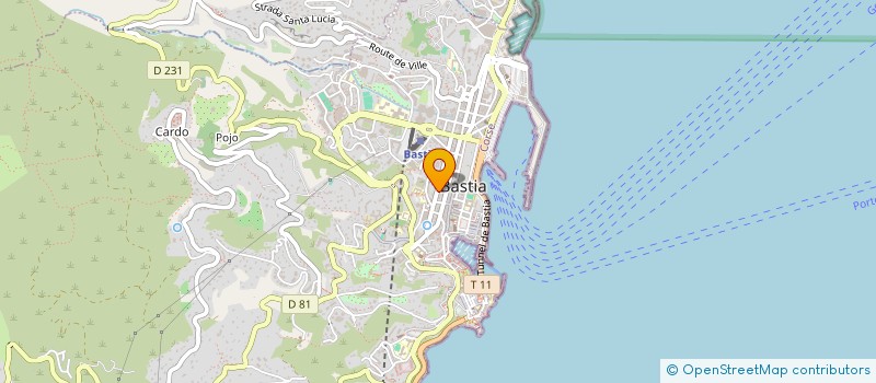 localisation de l'entreprise BLAISE à BASTIA