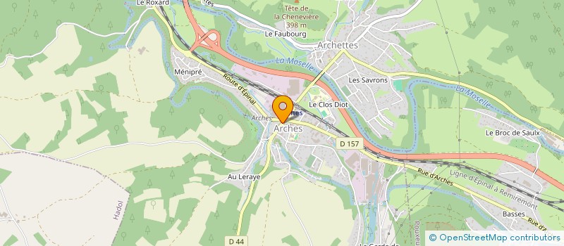 localisation de l'entreprise BLAISE  REMIREMONT