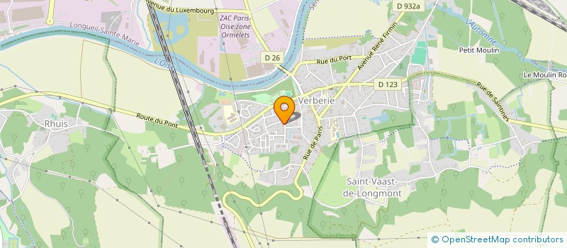 localisation de l'entreprise BLAISE  VERBERIE