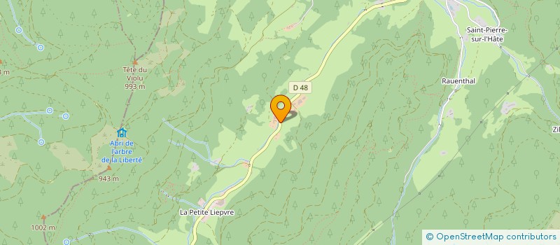 localisation de l'entreprise BLAISE FRERES  SAINTE-MARIE-AUX-MINES