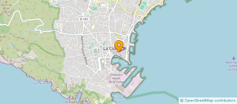 localisation de l'entreprise BLAISE SARL à LA CIOTAT