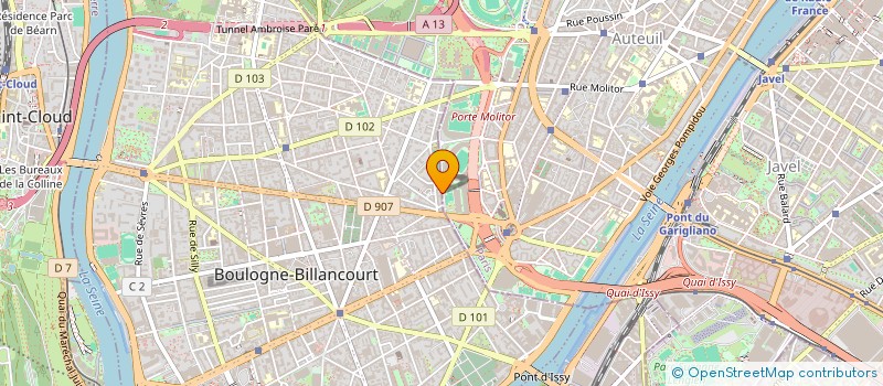 localisation de l'entreprise BLAISE TROFLEAU CONSEIL  BOULOGNE-BILLANCOURT