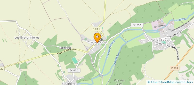 localisation de l'entreprise BLAISE VALLEE DURABLE à CRECY-COUVE