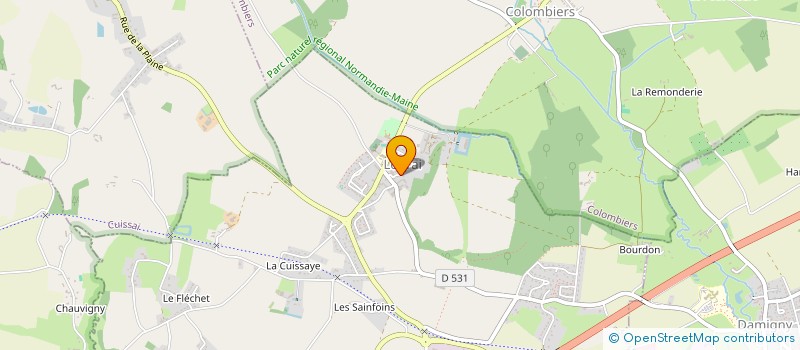 localisation de l'entreprise BLAISIMMO à LONRAI