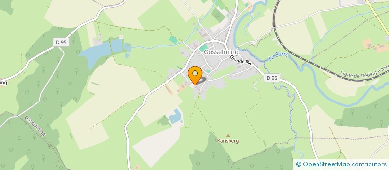 localisation de l'entreprise BLAISING  GOSSELMING