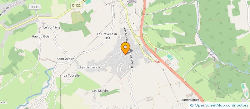 localisation de l'entreprise BLAIZEFOREST  TOLLEVAST