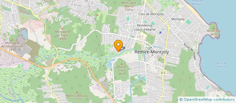 localisation de l'entreprise BLAJER OVERSEAS  REMIRE-MONTJOLY