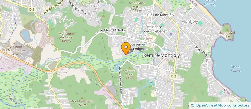 localisation de l'entreprise BLAJER REGIE PUBLICITAIRE  REMIRE-MONTJOLY