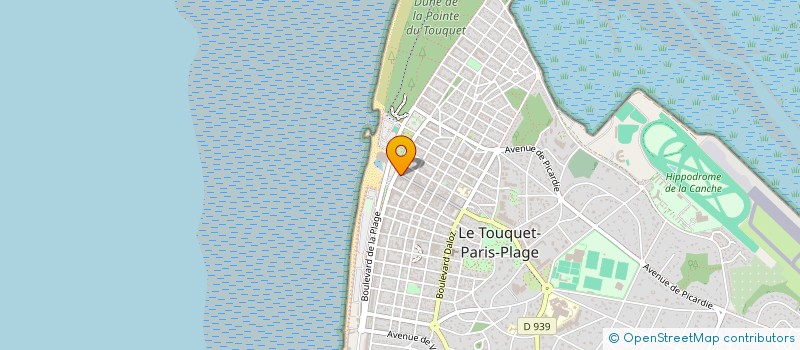 localisation de l'entreprise BLAKE DESIGN à LE TOUQUET-PARIS-PLAGE