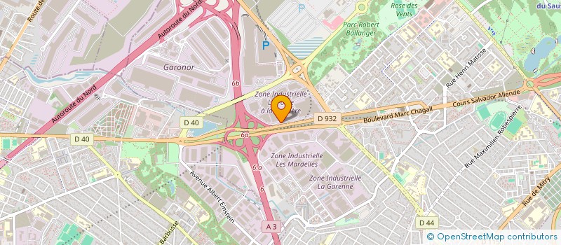 localisation de l'entreprise BLAM à AULNAY-SOUS-BOIS