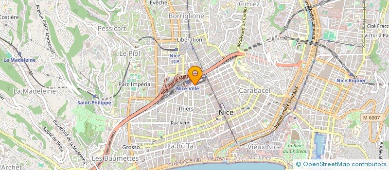 localisation de l'entreprise BLAMAK à NICE
