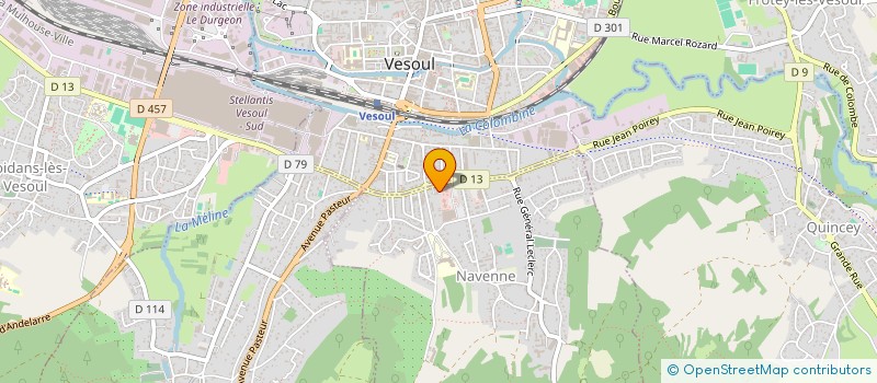 localisation de l'entreprise BLAMAR à NAVENNE